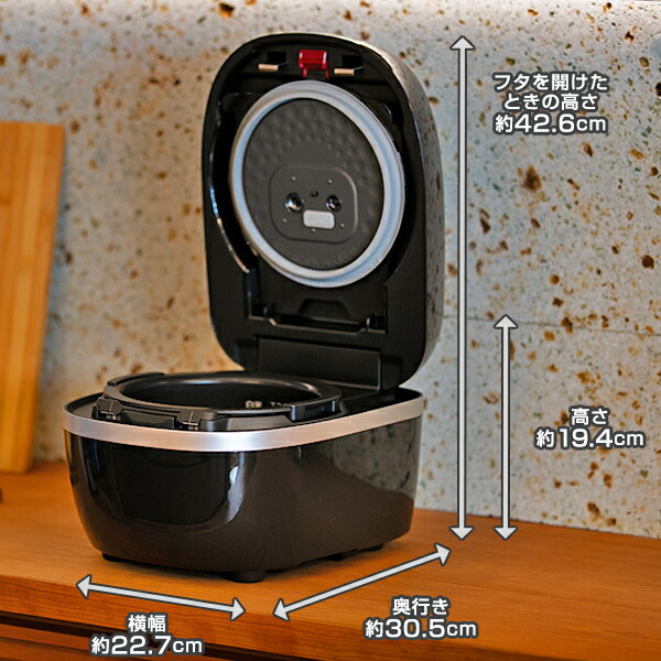 楽天市場】ご泡火炊き 遠赤9層土鍋かまどコート釜 タイガー 圧力IH炊飯