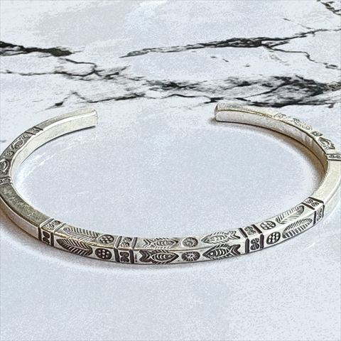 楽天市場】【クーポン】【送料無料】カレンシルバー カレン族バングル