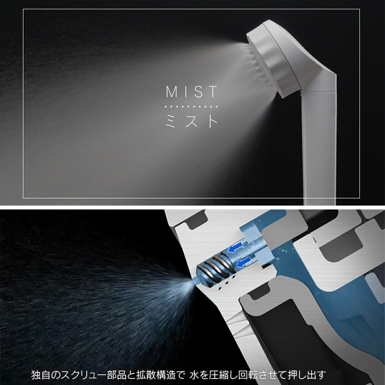 楽天市場】【3000円クーポン有り】 シャワーヘッド マイクロナノバブル