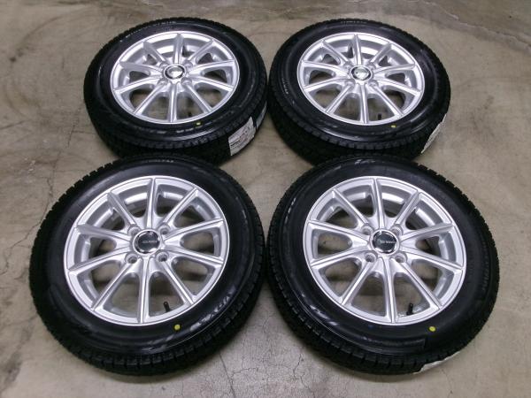 155/65R14 冬タイヤ ホイールセット 中古 4本 グッドイヤー（GOODYEAR） 中古タイヤ スタッドレスタイヤ ホイール
