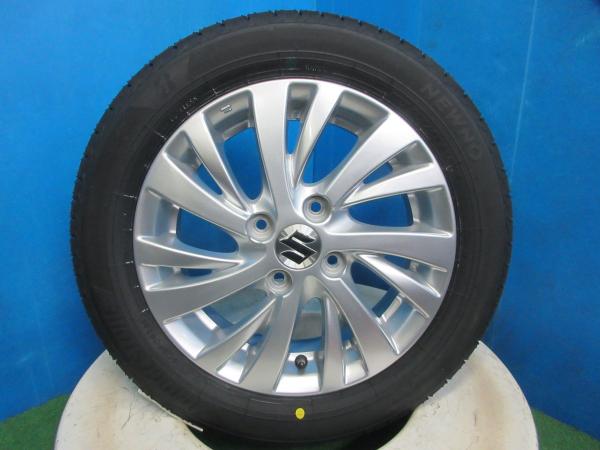 KEIGO 金土日価格 スズキ純正 155/65R14 タイヤほぼ新品 ホイール