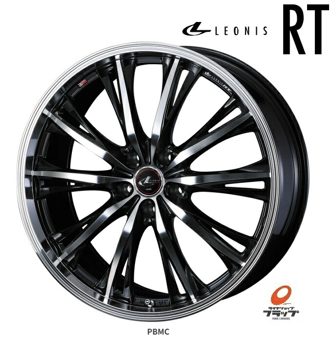 楽天市場】送料無料 4本セット ホイールのみ ウェッズ レオニスRT