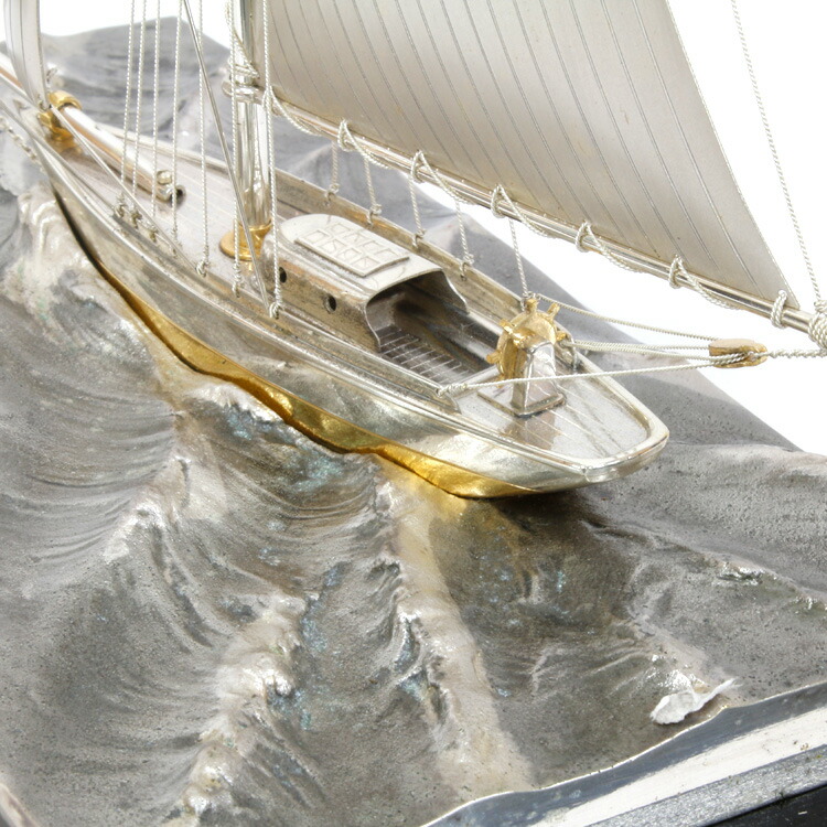 シルバー製 ヨット置物 SILVER 970 2026年最新銀製 ヨットの人気