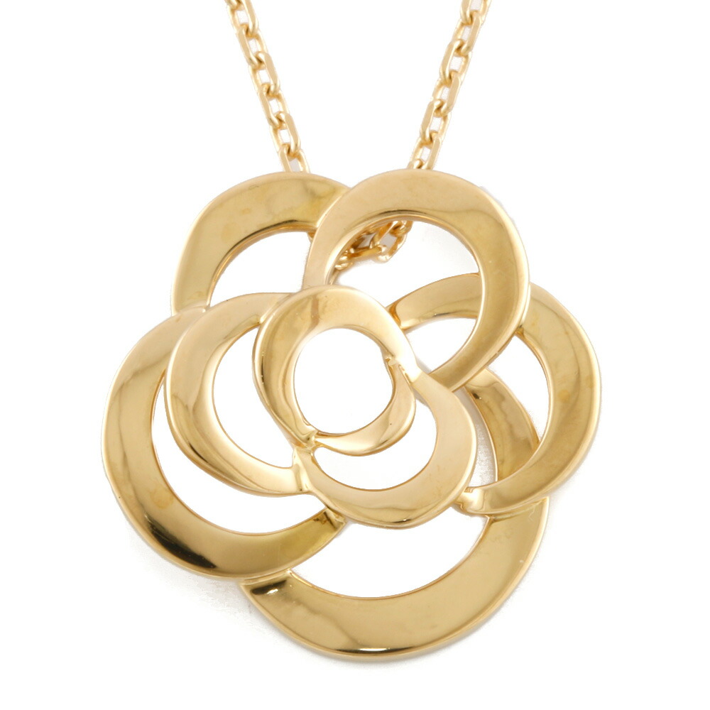 楽天市場】【送料無料】【中古】 CHANEL シャネル K18 ネックレス