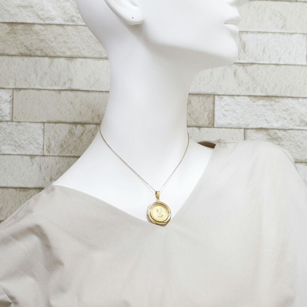 楽天市場】【送料無料】【中古】 K24 K18 コインペンダント 鳥金貨