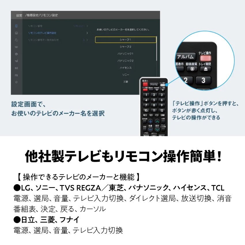 楽天市場】2024年新型モデル 2B-C20GW1 シャープ アクオス ブルーレイ