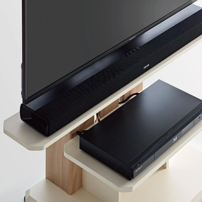 楽天市場】【朝日木材加工】【32〜77V対応】WS-C690 壁寄せテレビ