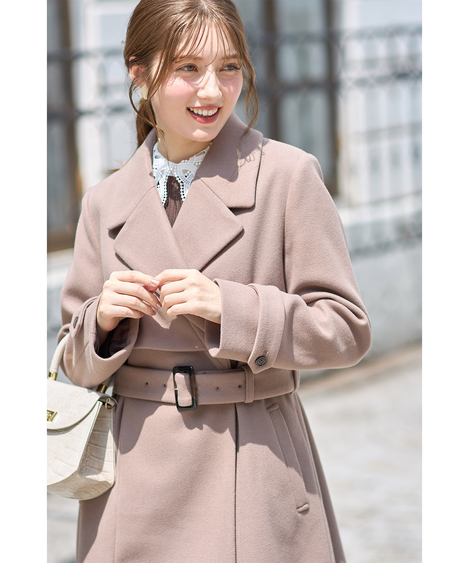 楽天市場】シーンを問わず心強い味方♪ベルト付きヨークデザインロング