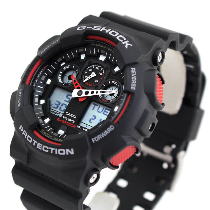 楽天市場】CASIO カシオ G-SHOCK Gショック GA-100-1A4 ブラック 黒