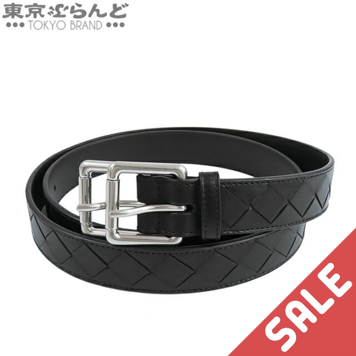 BOTTEGA VENETA ベルト 85cm/34in ダークブラウン BOTTEGA VENETA