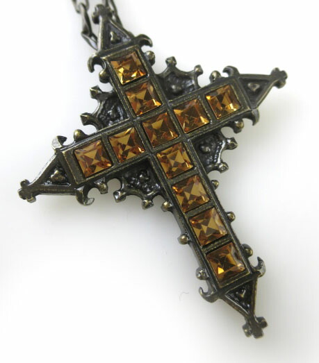 楽天市場】【中古】Moi-meme-Moitie / イエロージュエル十字架