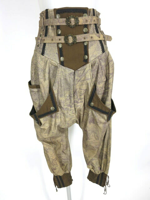 楽天市場】OZZ ONESTE / 地図柄コルセットサルエルパンツ オッズオン