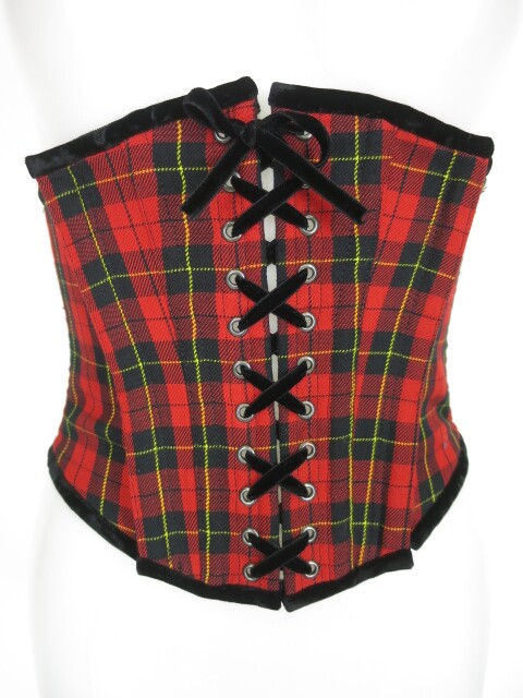 楽天市場】【中古】EXCENTRIQUE / チェック柄コルセット エク