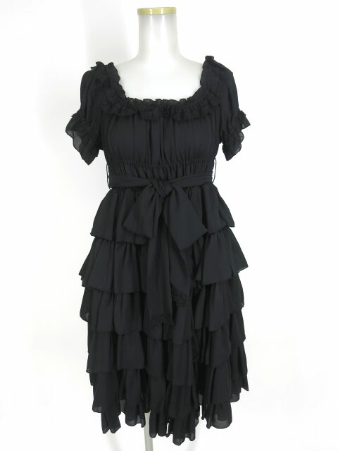 楽天市場】【中古】ATELIER PIERROT / シフォンフリルワンピース