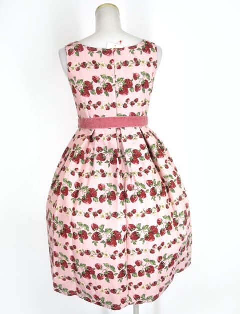 楽天市場】Emily Temple cute / いちごゴブランノースリーブワンピース