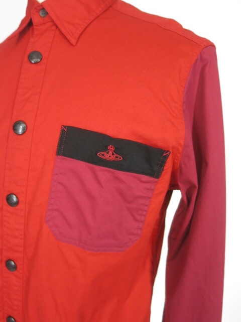楽天市場】【中古】 Vivienne Westwood ANGLOMANIA / バイカラーシャツ