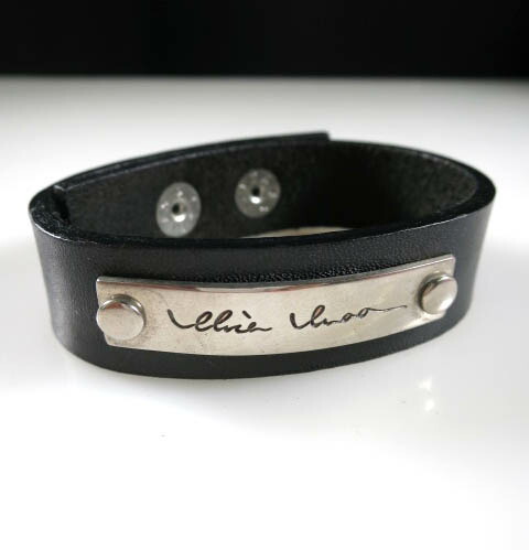 楽天市場】【中古】 alice auaa / ロゴプレート付きレザーブレスレット