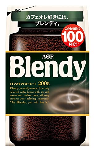 楽天市場】AGF ブレンディ 袋 200g 【 インスタントコーヒー 】【 水に