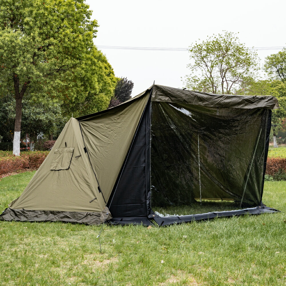 USパップテント 幕3枚セット オリジナルカスタム＆マットレス、蚊帳