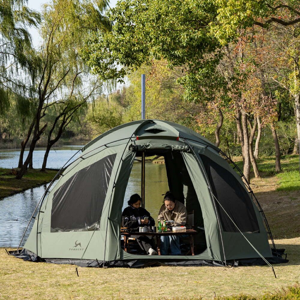 楽天市場】【TOMOUNT公式】 tomount ドームテント TC ドームシェルター