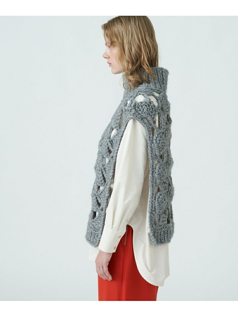 楽天市場】【SALE／40%OFF】ハンドクロシェ ハイネックベスト MACPHEE