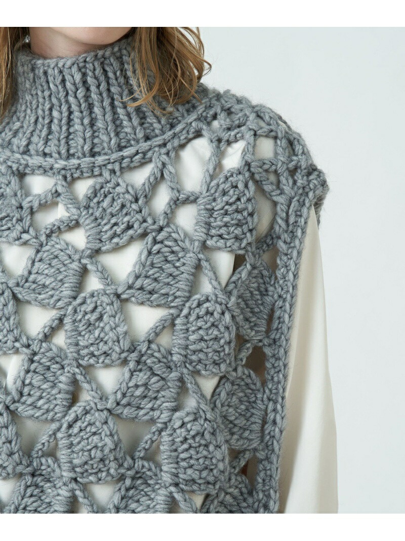 楽天市場】【SALE／40%OFF】ハンドクロシェ ハイネックベスト MACPHEE