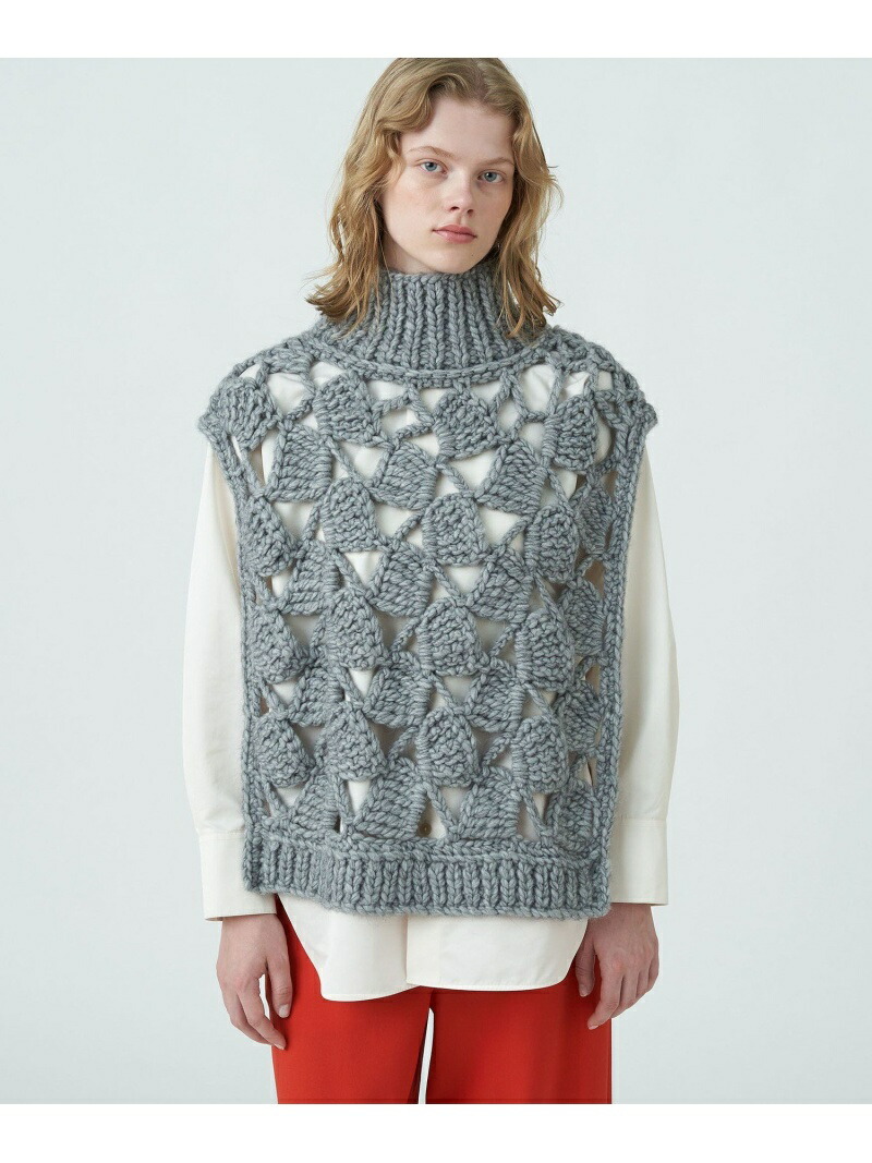 楽天市場】【SALE／40%OFF】ハンドクロシェ ハイネックベスト MACPHEE