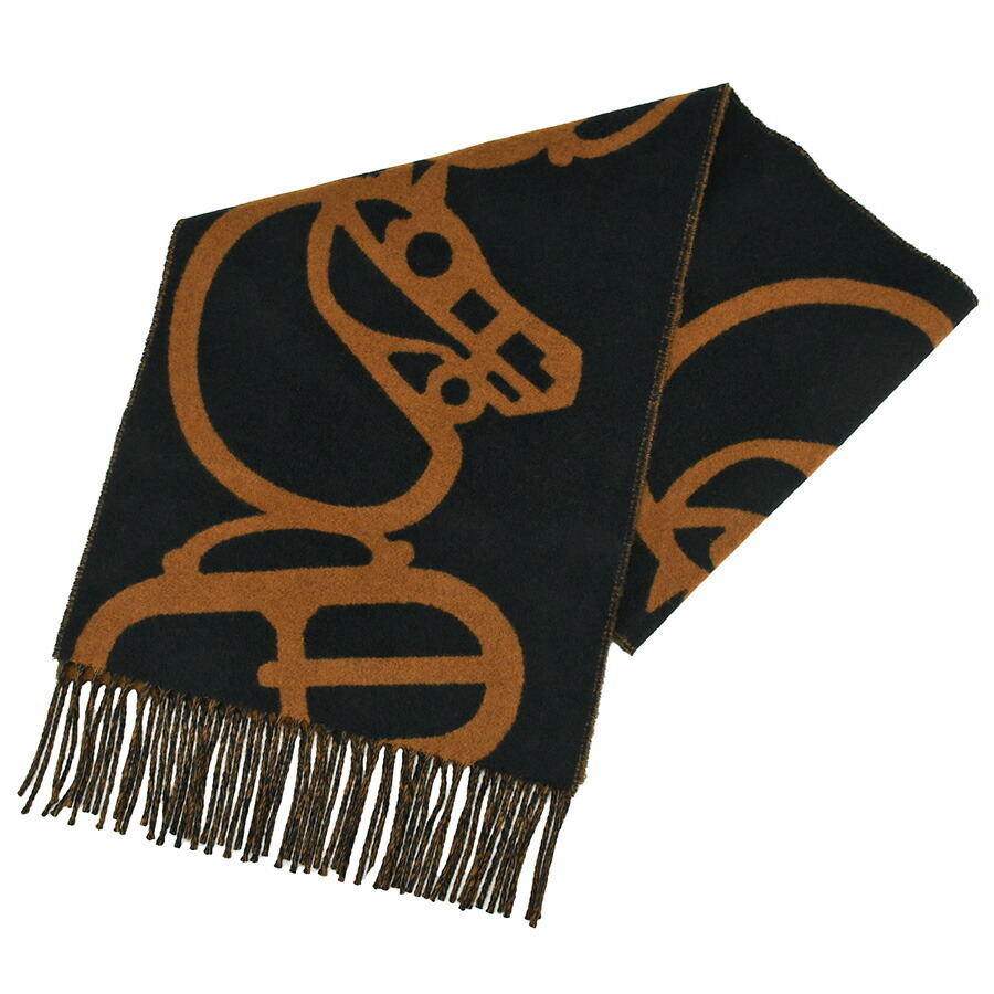 楽天市場】エルメス HERMES マフラー ブックル カマイユ ホース 馬