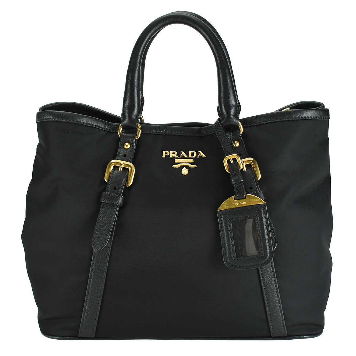 楽天市場】プラダ PRADA 2way トートバッグ ショルダーバッグ ロゴ金具