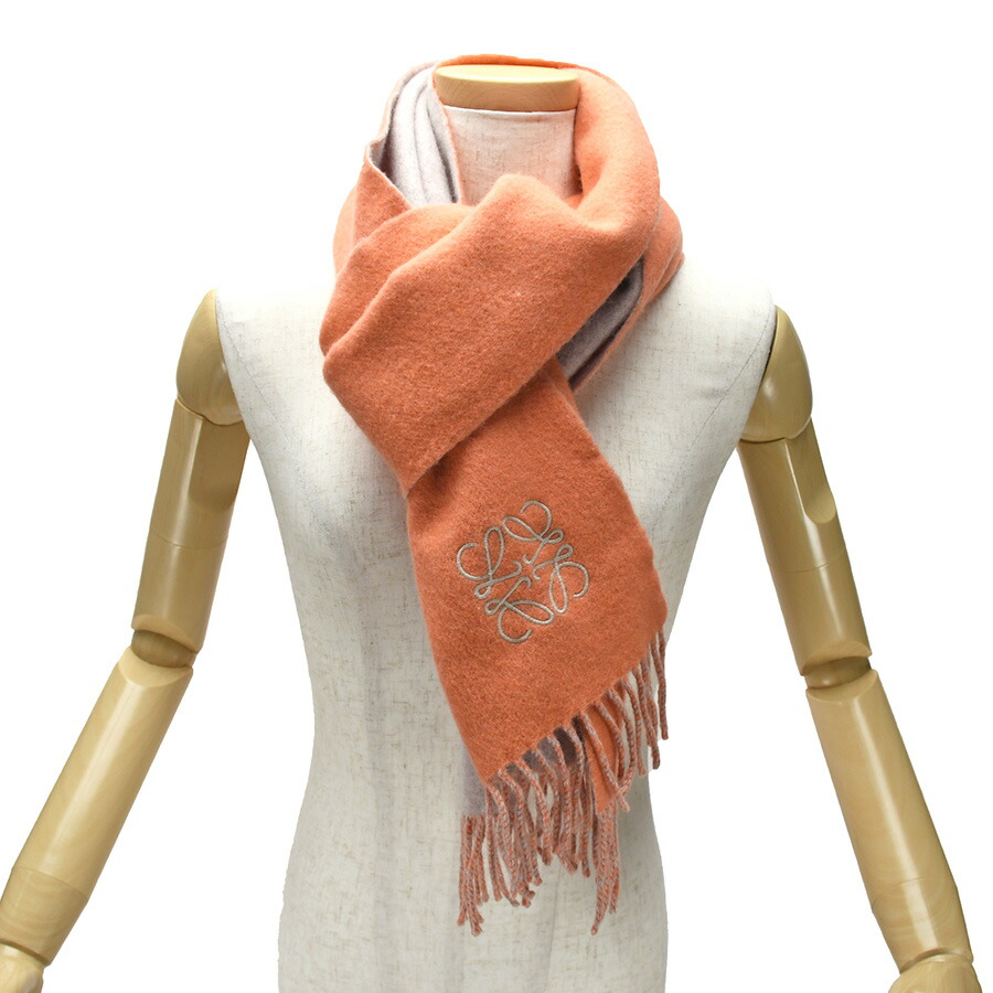 楽天市場】ロエベ LOEWE マフラー アナグラム ANAGRAM 刺繍 ウール