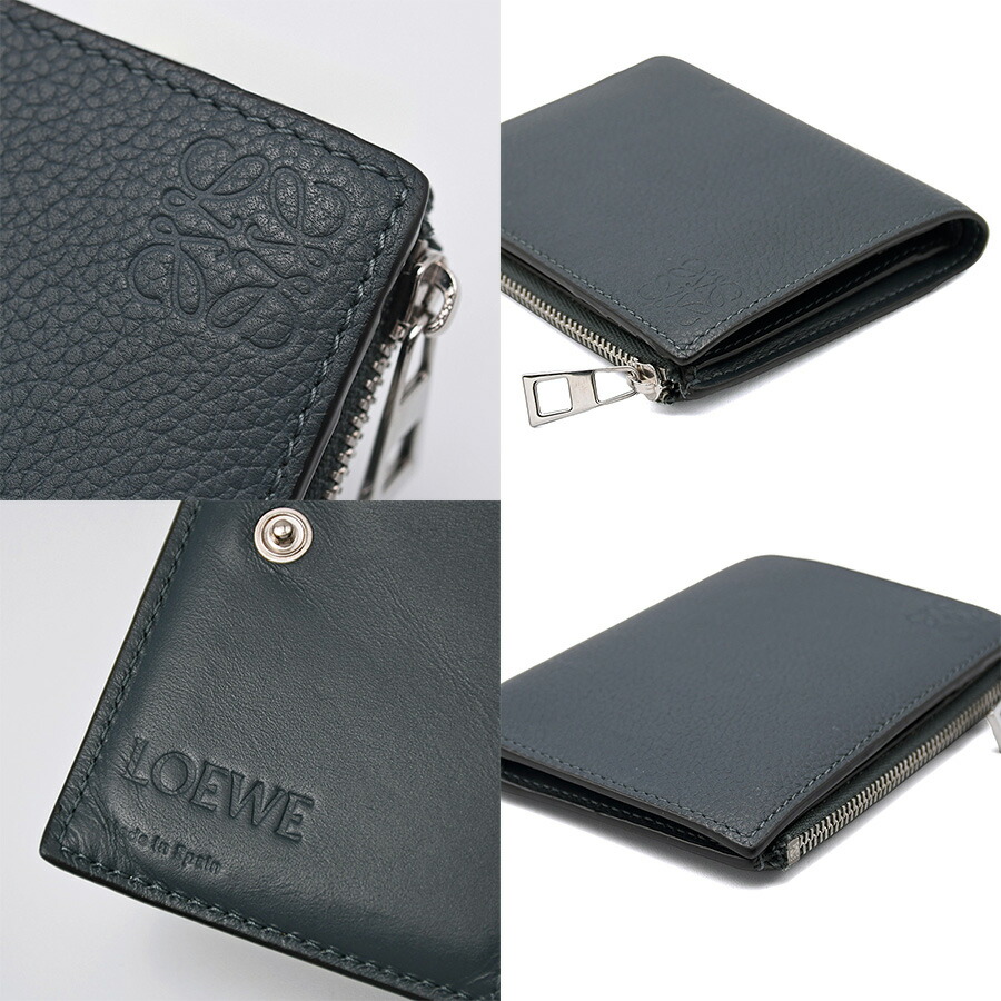楽天市場】ロエベ LOEWE スリム コンパクトウォレット 二つ折り 財布