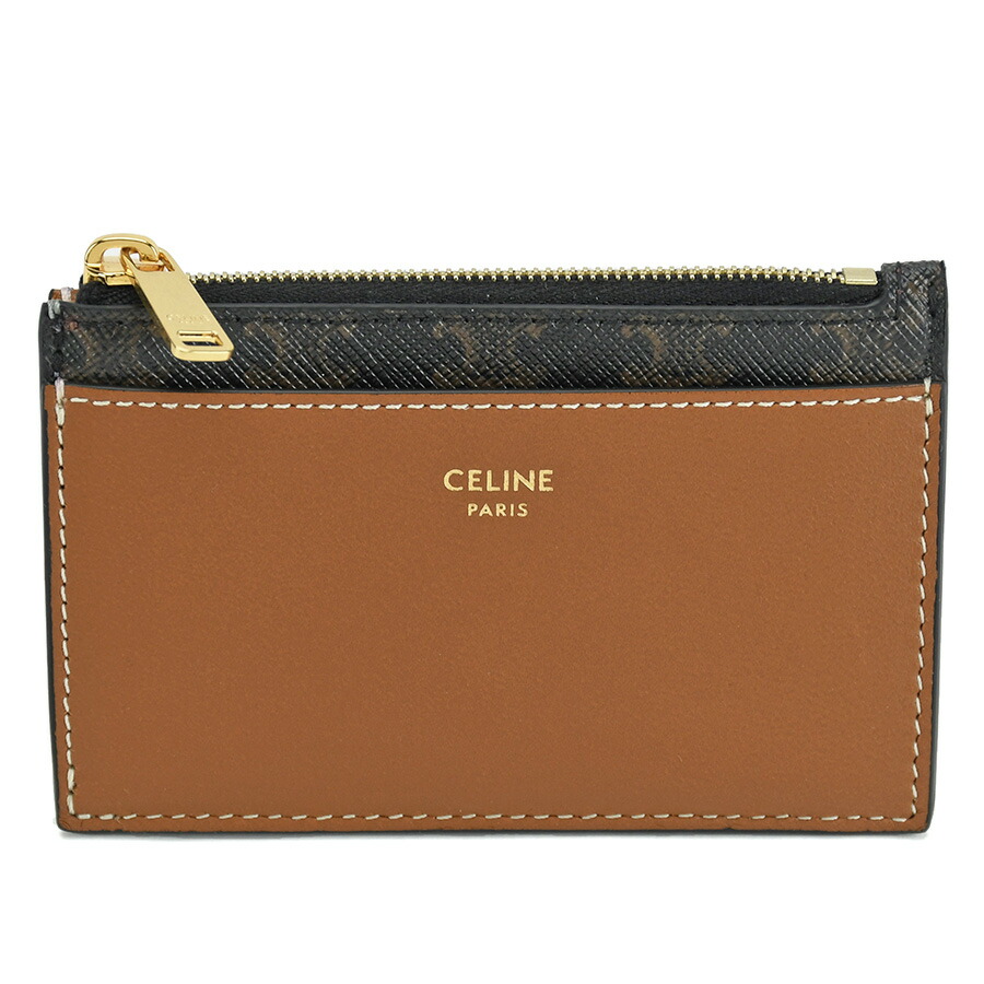 楽天市場】セリーヌ CELINE ジップ付き カードホルダー コインケース