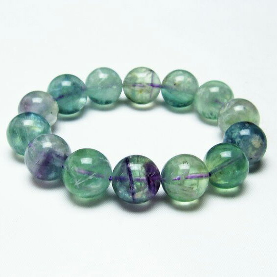 楽天市場】エンジェルフェザー フローライト ブレスレット 15mm