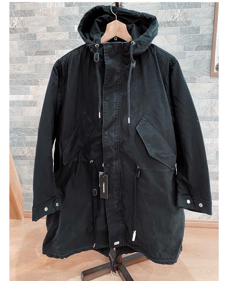 メゾンドリーファー ダウンライナー付モッズコートカーキ38