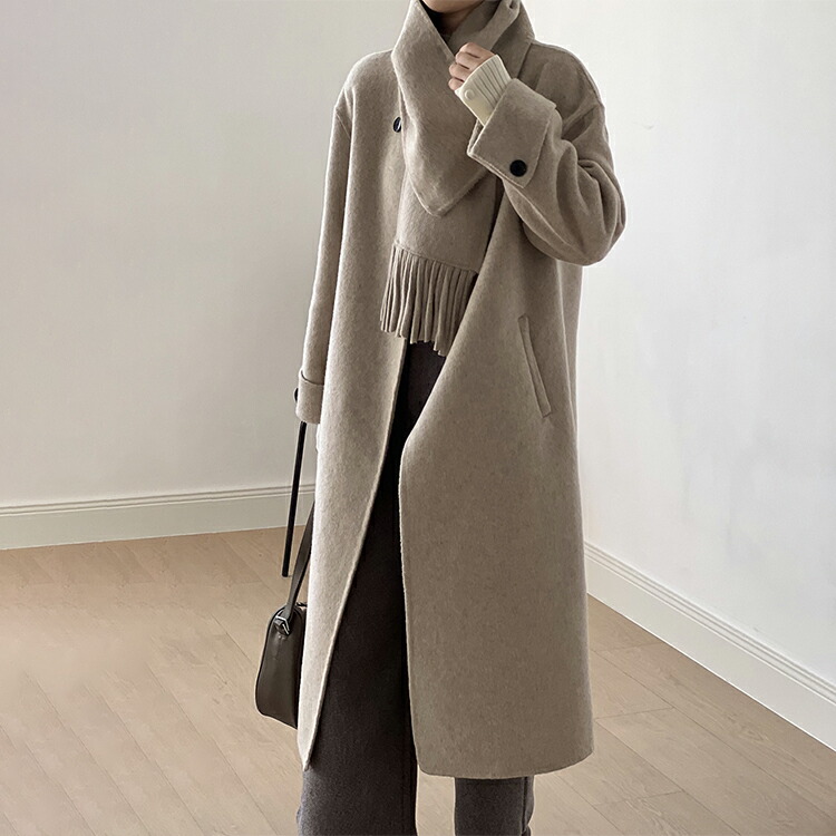 楽天市場】3WAY チェスターコート コート レディース 冬 ノーカラー