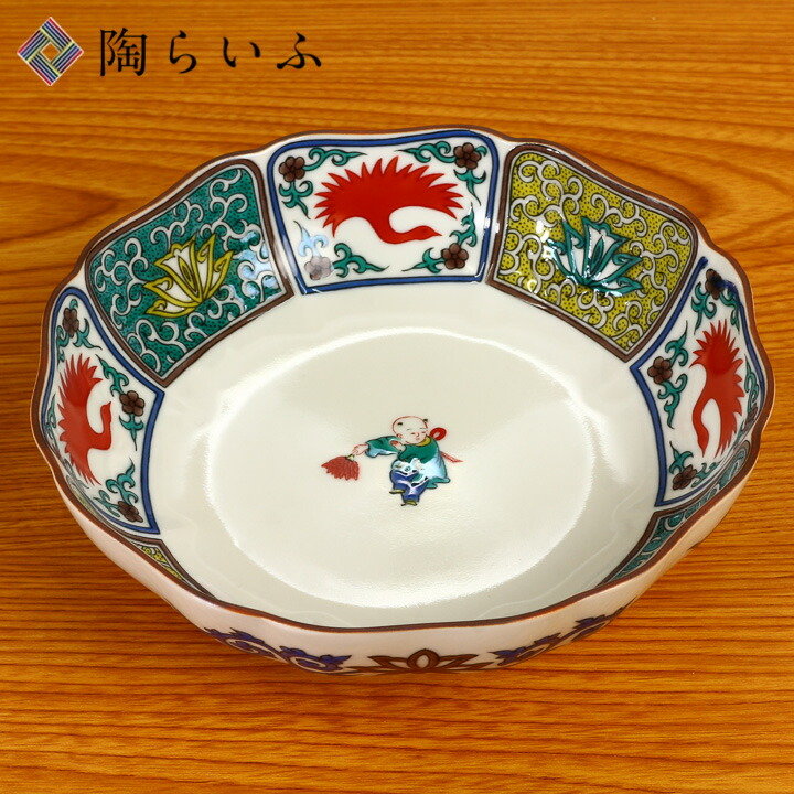 楽天市場】九谷焼 5号鉢 唐子/青郊窯＜和食器 皿 中鉢 人気 ギフト