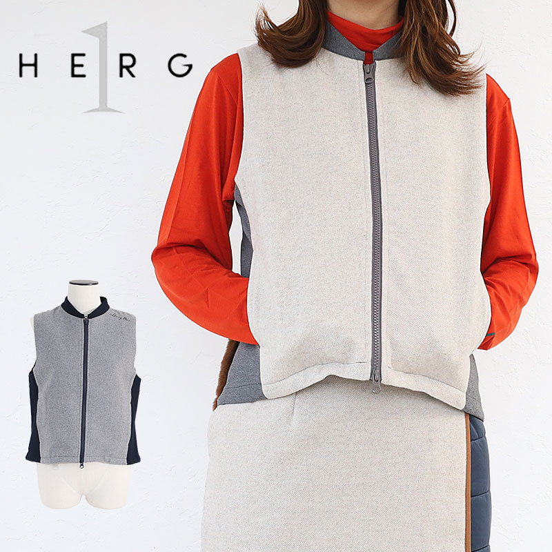 楽天市場】HERG1 ゴルフ エルグワン WOMENS MULTI FABRIC PADDED VEST