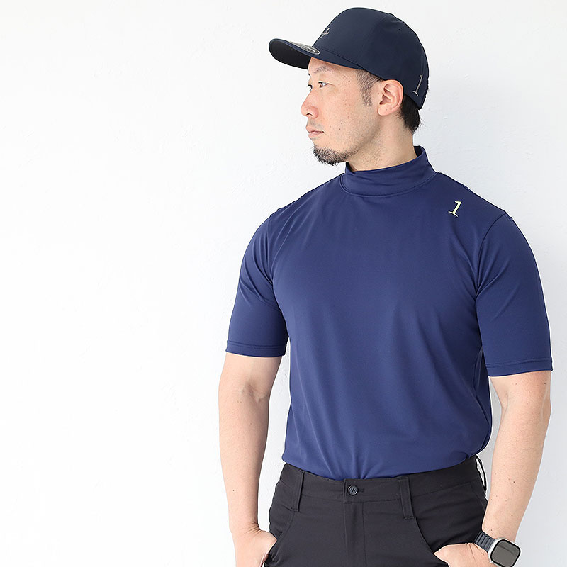 楽天市場】HERG1 ゴルフ エルグワン BACK PRINT COOL MOCK NECK バック