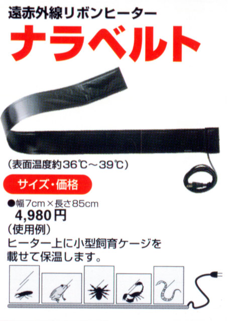 楽天市場】ナラベルトS 爬虫類 両生類 小動物 遠赤外線 リボン