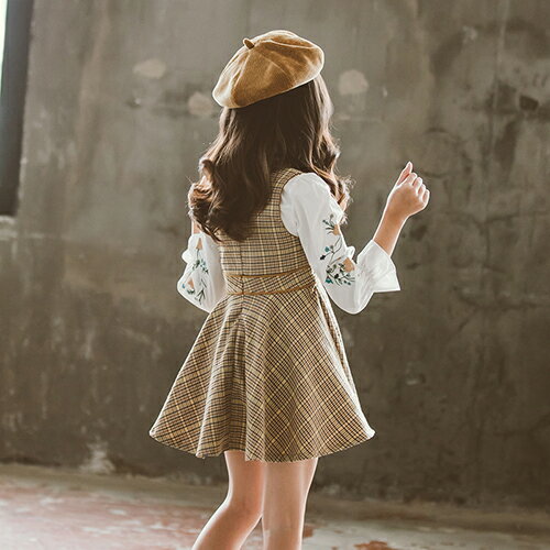 楽天市場】子供服 セットアップ ワンピース 女の子 長袖 キッズ シャツ