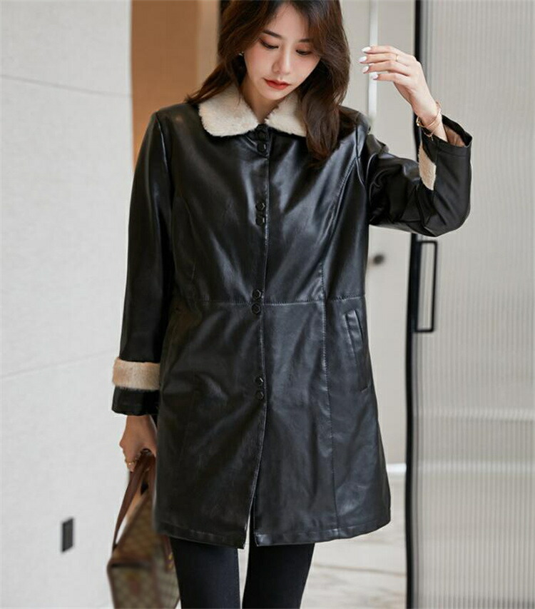楽天市場】【高品質】レザーコート レディース レザージャケット