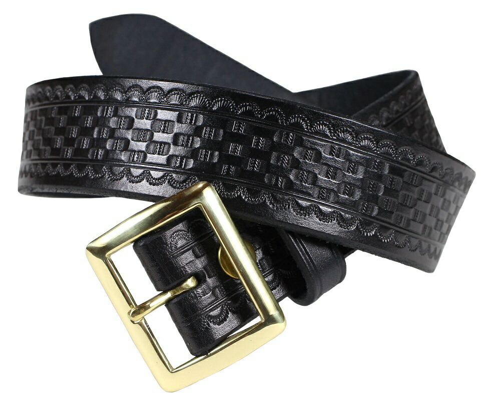 楽天市場】Langlitz Leathers [-Pants Belt Basket Wave- BLACK w.32