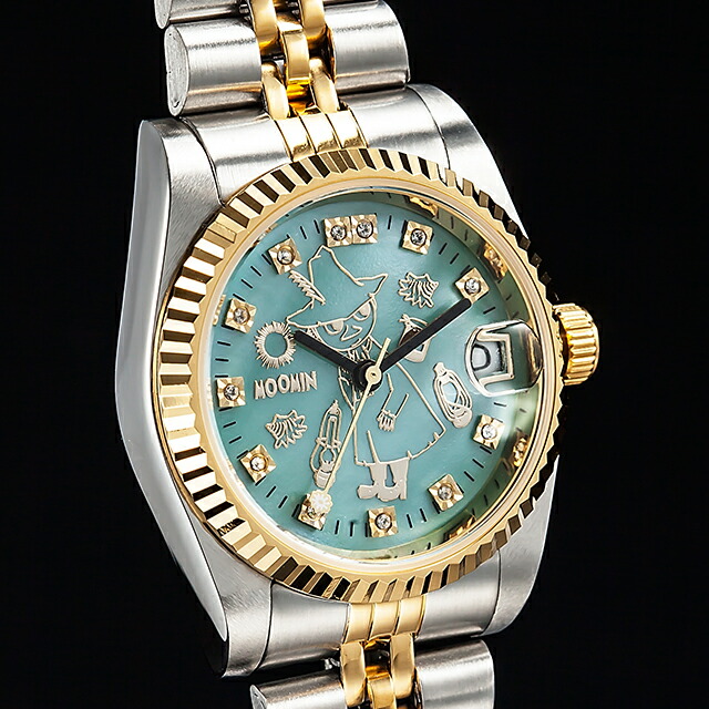 楽天市場】ムーミン生誕70周年記念 ダイヤ＆スワロフスキー時計