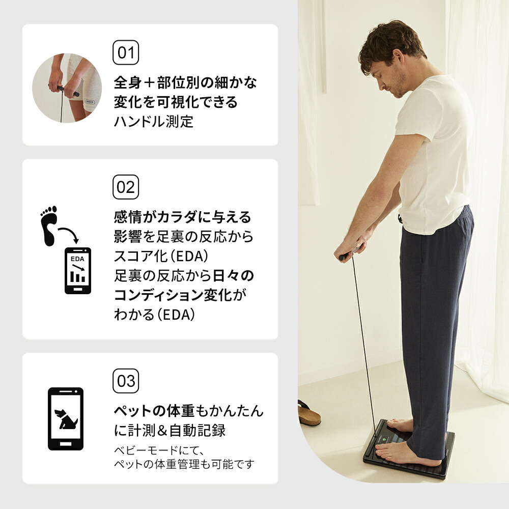 楽天市場】【楽天限定レビュー特典付】 Withings Body Segment Black