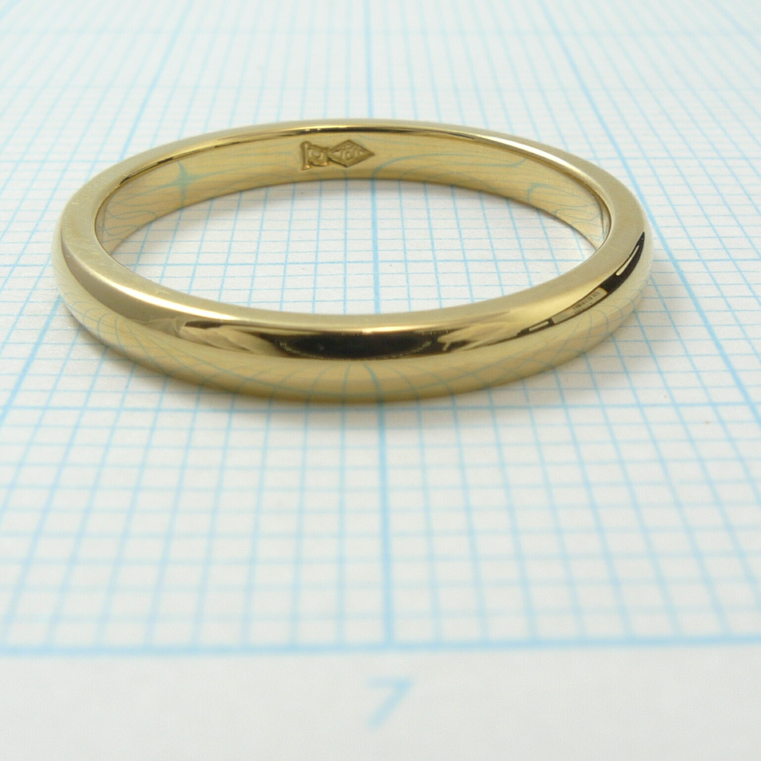 k18 750 指輪 リング 16号 造幣局ホールマーク 鑑定済み 3g K18