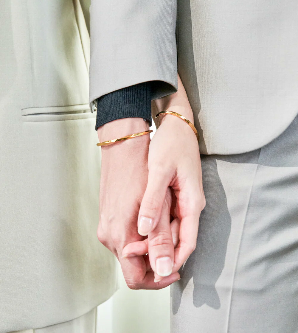 楽天市場】バングル レディース メンズ ゴールド SV925 ツイスト