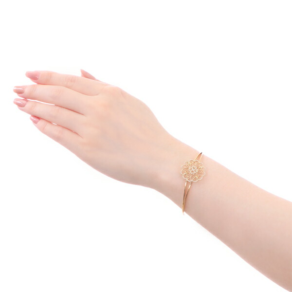 楽天市場】K18イエローゴールドダイヤモンドバングル : ジュエリーツツミ