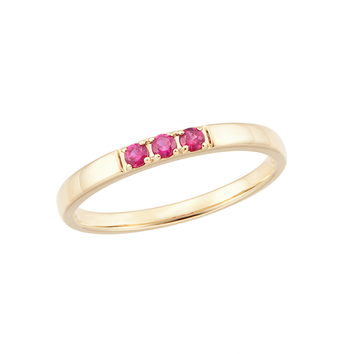 楽天市場】K10イエローゴールドルビーリング : ジュエリーツツミ