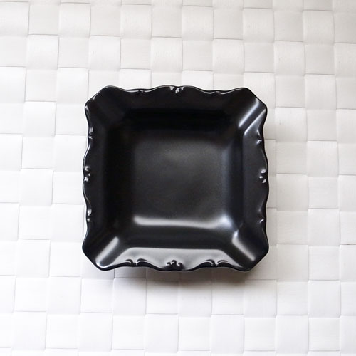 楽天市場】【黒マット】スクエア アッシュトレイ日本製 磁器 業務用