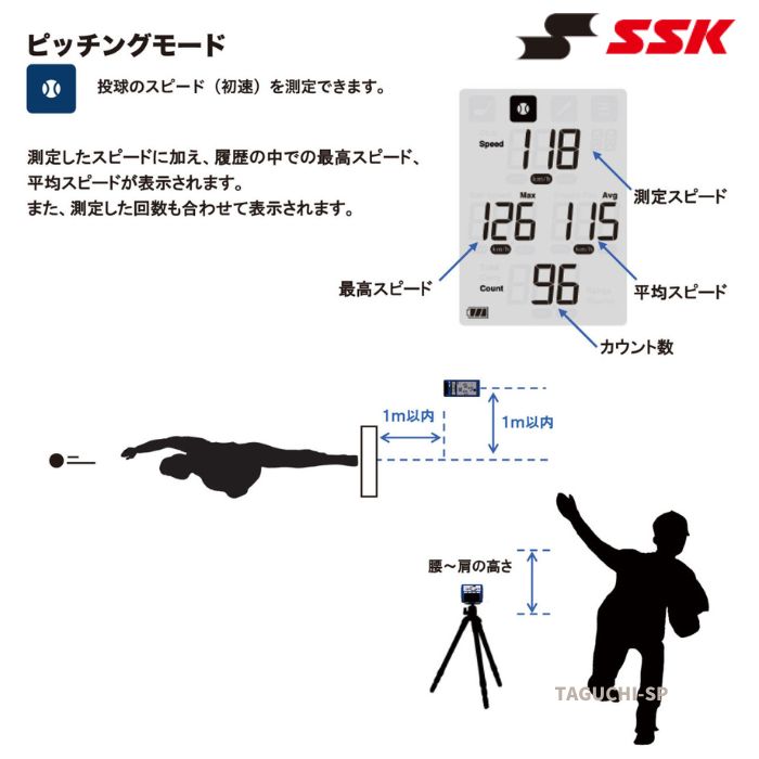 楽天市場】SSK エスエスケイ MULTI SPEED TESTER IV マルチスピード